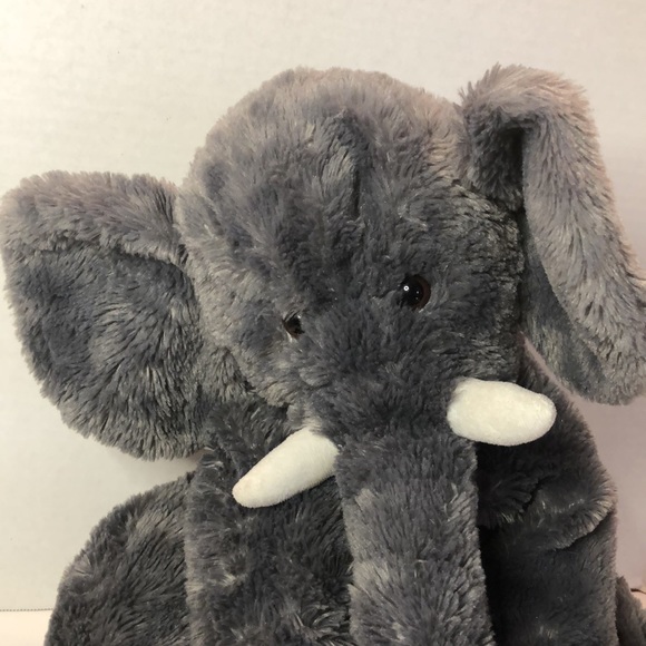 Toys R Us Grey Floppy Elephant Plush Stuffed Animal - Picture 2 of 4